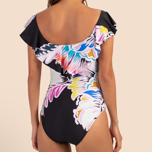 Trina Turk Seychelles Off Shoulder One Piece - Picture 3 of 13